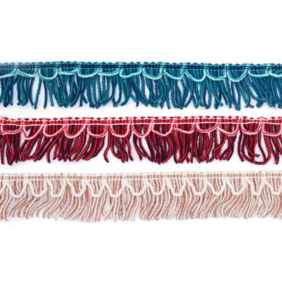 China Garment .pillows.clothing.crafts Decoration Fringe Trim For Home Textile Wholesale Pillow Tassel Fringe for sale