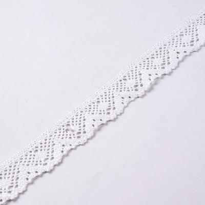 China Viable Hot Sale Sewing Rib Knit Lace To Trim Wholesale Cotton Crochet Trim for sale