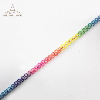 China Durable Double Roll Braided Polyester Gimp Braid Rope for sale