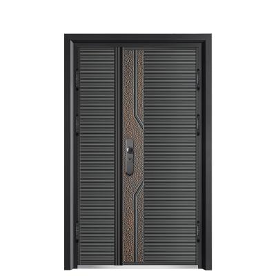 China 2022 Bullet Proof Cheap Residential Armored Steel Door Bullet Proof Steel Door Exterior Security Front Doors for sale