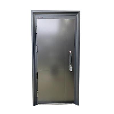 China Top Quality Anti Bulletproof Base Track Theft Security Door Wholesale Price Exterior Steel Steel Door for sale