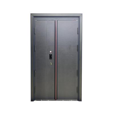 China China Factory New Style Steel Security Bulletproof Door Luxury Modern Security Steel Door for sale