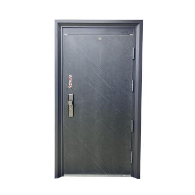 China Manufacturer Customize Size Steel Security Bulletproof Door Luxury Modern Security Steel Door for sale