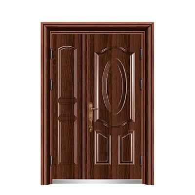 China Metal bullet proof large exterior entrace bulletproof doors and burglary proof exterior door for sale