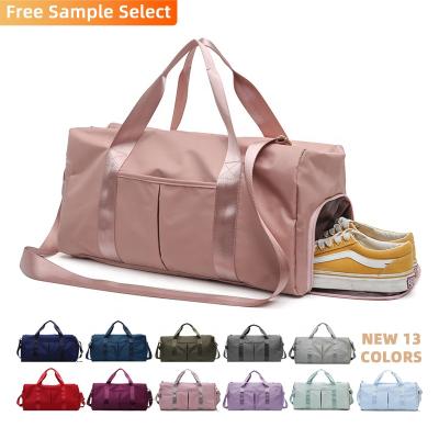 China New Fashion Rise Hot Selling Sports Fleece Tote Unisex Separate Shoulder Wet Dry Tote Luggage Travel Gym Bag Training Yoga Weekend Bag for sale