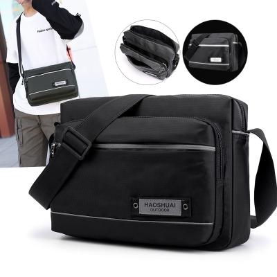 China Water Resistant Large Capacity Multi-Function Pocket Shoulder Chest Cross - Body Sling Messenger Bag Backpack for sale