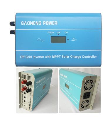 China Solar Panel Electricity System Inverter 1Kw 12V 220VAC 50hZ For South Asia Indiasolar System Market 350*275*85mm for sale