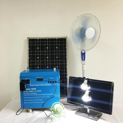 China Home 500 Watt Off Grid Portable Home Solar Power Generator Solar Lighting System for sale