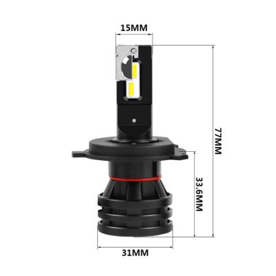 China Auto Led Headlight Factory OEM M2 Cheap H4 Adjustable Custom Laser Led Lights Headlight Bulb for sale