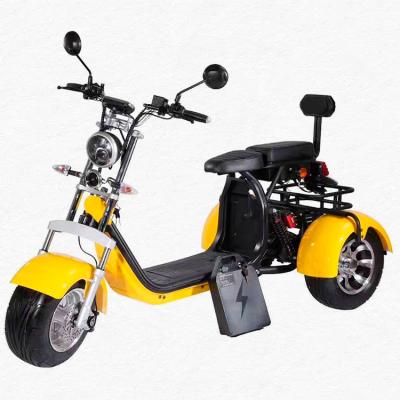 China Good Looking 2000W 12AH/20AH/40AH Unisex Adults Cheap Model CP-3.0 Electric Tricycle Motorcycles for sale