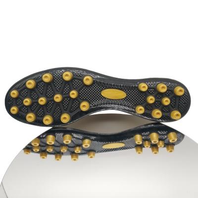 China Non-slip custom LOGO long spikes soccer shoes outsole TPU top quality soccer shoes sole for sale