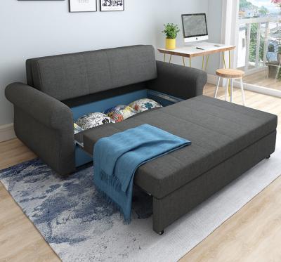 China Removable Cover Multifunctional Comfortable Convenient Furniture Fabric Pull Out Sofa Bed Folding for sale