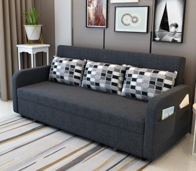 China New Design Removable Simple Fabric Modern Cover Folding With Sofa Bed With Movable Storage for sale