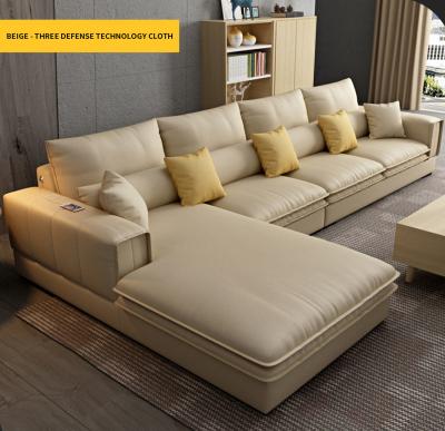 China Sectional Furniture Combination (Size) Sofa Modern Adjustable Set Design Large L Shaped Simple Sofa For Living Room for sale