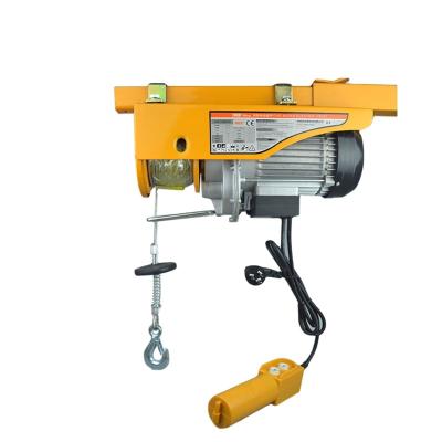 China 220/230V Single / Double Hook Type Hotels Pa 1000 Mini Electric Hoist for sale