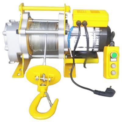 China 2021 new 220V multi-function aluminum shell industry/home field household fast lifting electric hoist small for sale