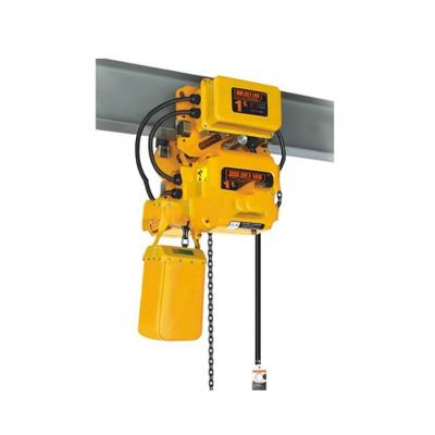 China Construction site pusher 1 ton electric chain hoist,cheap electric hoist,HHBB mini electric chain hoist for sale for sale