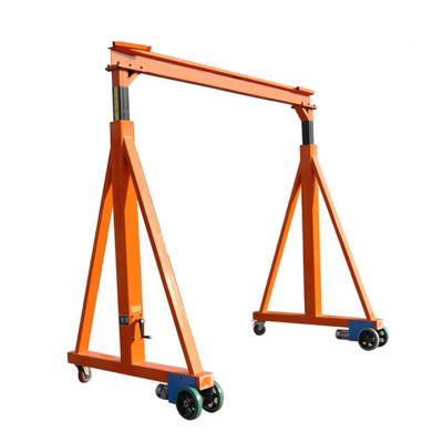 China Gantry Crane 1ton 2ton 3ton 5ton 10ton 20ton Electric Mobile Gantry Crane Single Beam With Adjustable Height With Low Price for sale