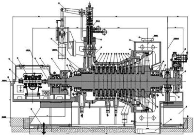 중국 Chengdu reheat congenerating 800-1000MW high pressure steam turbine for Dongfang, htc turbine 200MW 판매용