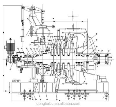 China high speed steam turbine for combined cycle power station maintenance high speed for sale