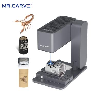 China MR.CARVE C1 Laser Engraving Machine Automated Loading Upgraded Full Automatic Portable Foldable Wood/Paper/Leather Model DIY Engraving Machine for sale