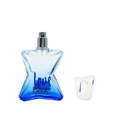 China Personal Care 50ml Star Shaped Glass Perfume Spray Bottls for sale