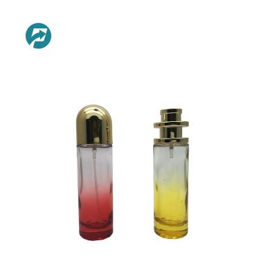 China Personal Care 30ml Glass Cylinder Screw Neck Perfume Atomizer Bottle for sale