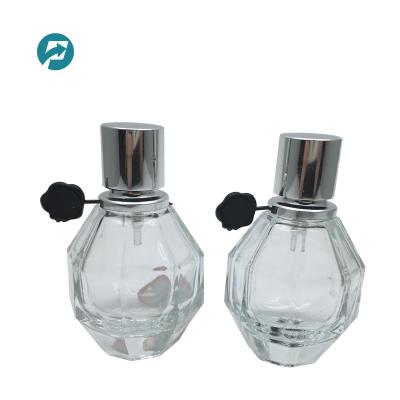 China Mini Personal Care Pomegranate Shaped Perfume Glass Bottle 25ml for sale