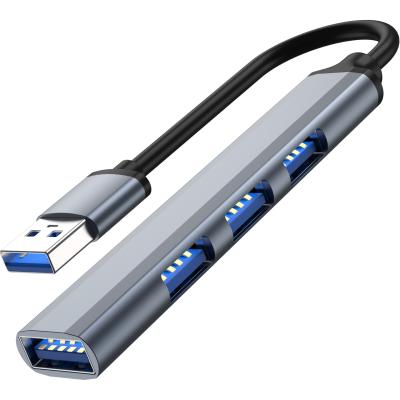 China Multiple Data Transfer USB HUB 4 USB 3.0 Port Splitter OTG High Speed ​​Adapter For Computer Laptop Accessories for sale