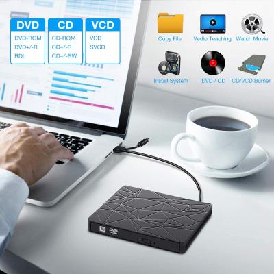 China High-speed Read/Write Recorder CD Burner Drive &Type C DVD USB 3.0 USB 3.0 External Writer Without Driver Desktop Drive DVD-RW for sale