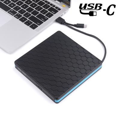 China USB 3.0 External Desktop Type-C DVD Drive Portable DVD Player CD Burner CD DVD +/-RW Drive for Laptop CD ROM Rewriter Burner for sale