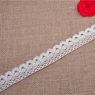 China High Quality 100% White Cotton Lace Trim For White Lace Dress for sale