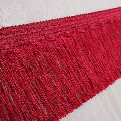 China Wholesale eco-friendly more colors 11CM curtain fringe tassel for home textile for sale