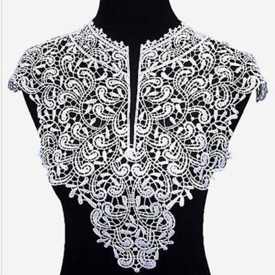 China Durable High Quality Polyester Lace Collar For Garment Accessories for sale