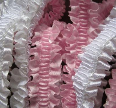 China Sustainable Hot Sale 2.2CM Ruffles Lace Up For Garment Accessories for sale