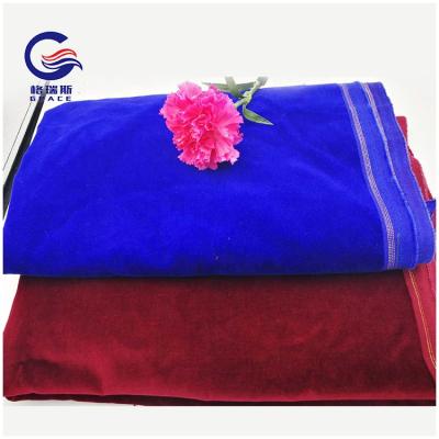 China Wholesale Anti-static Soft High Quality 100% Cotton Velvet Fabric For Clothes Curtain Home Textile for sale