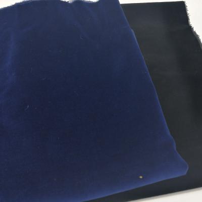 China Good Quality Velvet Black Heavy Weight Denim Cotton Blue Stretch Velvet Fabric For Suit Jackets Pants for sale