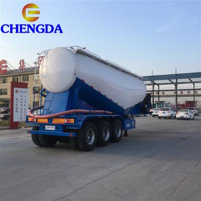 China Truck Trailer Hotsale Cheap Tri-axle 45 Cubic Bulk Powder Cement Tank Truck Trailers for Sale for sale