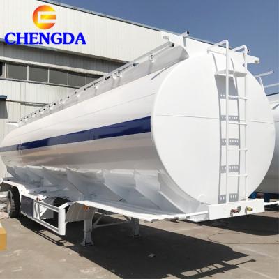 China Truck Trailer 3 Axles 45000 50000 Liter Fuel Tanker Semi Trailer for sale