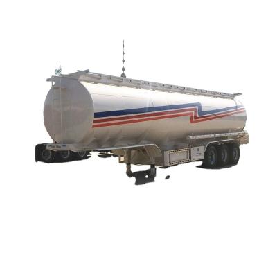 China Truck Trailer 45000 50000 Liters Liquid Fuel Tank Semi Trailer Oil Tanker for sale