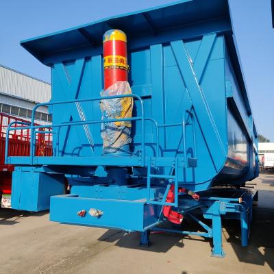 China New Truck Trailer 4 Axles Hydraulic Cylinder Dumper Tipper Dump Truck Trailer For Sales for sale