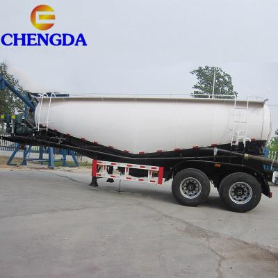 China Best Cement Condition 2 Axle 30 CBM Carbon Steel Cement Tanker Semi Trailer for sale