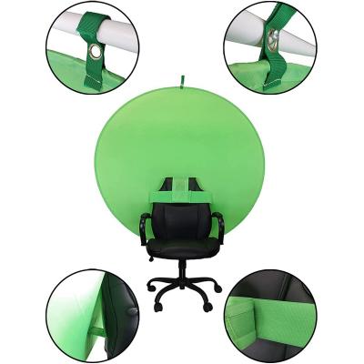 China Green COLOR 2021 Chairs Portable Green Backdrop Studio Collapsible Photographic Screen Reflector For Webcam Backdrop zu verkaufen