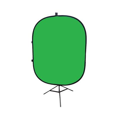 Cina Green Collapsible Photography Backdrop 5x6.5' Folding Backdrop For Photography in vendita