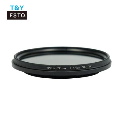 China Waterproof Adjustable 37-82mm Attenuator Neutral Density ND Filter ND2-400 Variable Neutral Density Camera Filter for sale