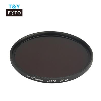 China IR Filter Wtianya Camera Lens Used Optical Glass IR Infrared Pass Filter 680/720/760/850/950nm IR Cut Filter for sale