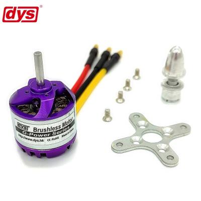 China Vehicles & Toys DYS D2830 2830 750KV 850KV 1000KV 1300KV 2-4s Lipo Brushless Remote Control Motor 3.175mm Shaft 52g Purple and Silver for RC FPV Racing UAV for sale