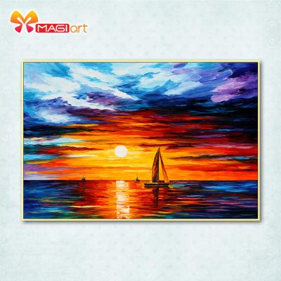 China Kit European Cross Stitch Colorful Animaembroidery Living Room Decoration Indoor Painting Galloping Cross Stitch NCMS063 for sale