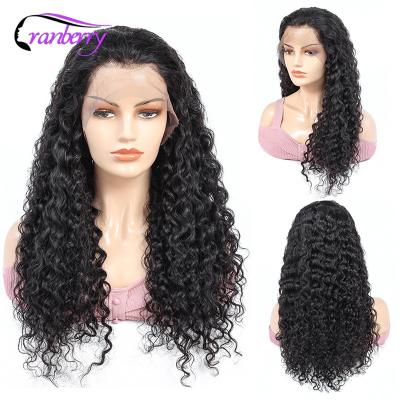 China Cheap water wave seller for women raw color 100% virgin cuticle aligned wave brazilian water mink hair lace frontal wig for women for sale