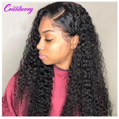 China Wholesale Curly 180 Density Hd Cuticle Aligned Raw Virgin Sellers For Afro Kinky Curly Part Color Women Indian Hair U Lace Wigs for sale